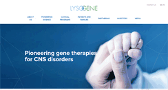 Desktop Screenshot of lysogene.com